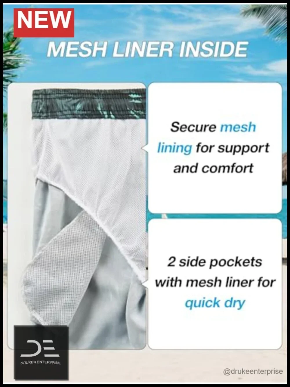 Men's Quick-Dry Swim Trunks, 9